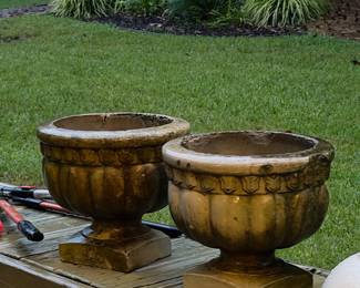 #17. $90 2 concrete planters