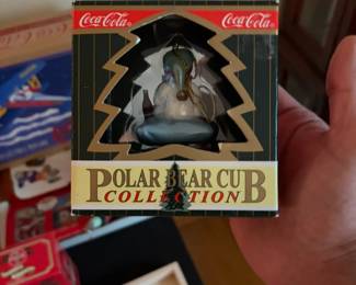 Coca-Cola Polar Bear Cub Collection ornament, new in box