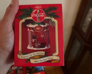 Hallmark Coca-Cola Christmas ornament in original box