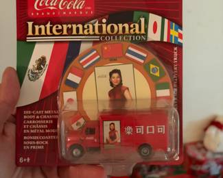 Johnny Lightning Coca-Cola International Collection die-cast truck, new on card