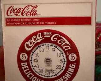 Coca-Cola kitchen timer in original box