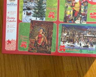 Holiday collection multi-pack jigsaw puzzles