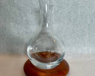 Crystal roly poly carafe
