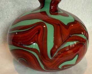 Kralik art glass vase