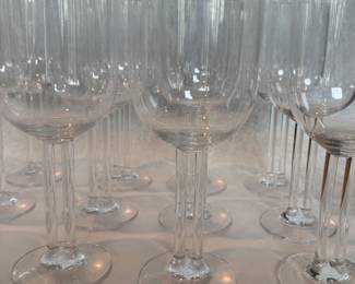 Rosenthal Studio Line "Cupola" double stem crystal glasses