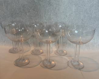 Rosenthal Studio Line "Cupola" double stem crystal glasses