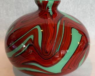 Kralik art glass vase