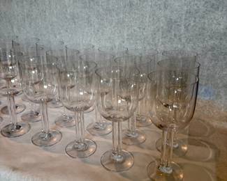 Rosenthal Studio Line "Cupola" double stem crystal glasses