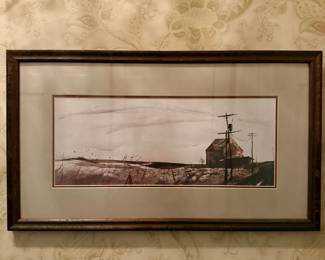 Andrew Wyeth "Unionville" framed print