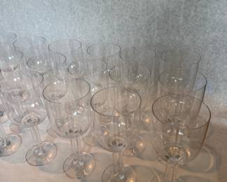 Rosenthal Studio Line "Cupola" double stem crystal glasses