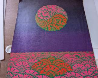 NEON ROSE black light poster by Victor Moscoso
