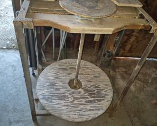 Manual pottery kick wheel 
