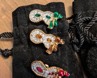 Swarovski crystal pins