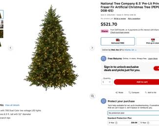 New National Tree Company tree