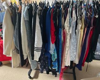 Womens name brand dresses and jackets
