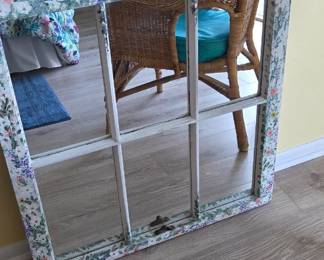 Old window mirror 