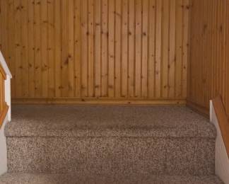 Knotty pine wall