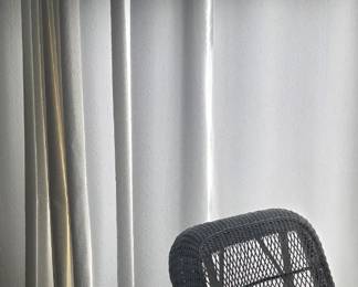 White curtains 