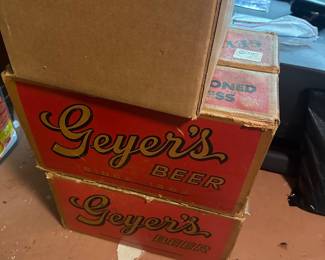 Vintage Beer Boxes