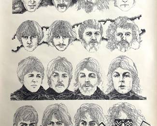 Vintage Beatles Poster