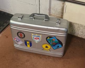 Halliburton Suitcase w Stickers