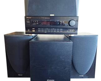 Pioneer 5.1 Home Theater Audio System  Receiver,Speakers, Jamo Center 18  Sub