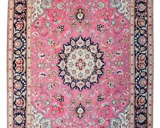 Unique Pink PersianOriental Area Rug... Unusual Pink Find