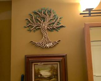 Wooden wall art decor