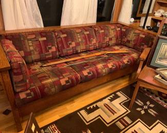 AJ's Furniture Mission Style Sofa Couch