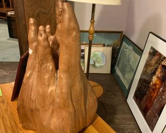 Petrified Cypress Wood Sculpture