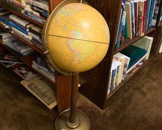 Floor Model World Globe Vintage