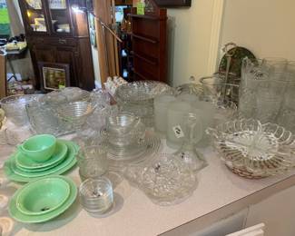 Cut Glass and Crystal and Antique Glassware
