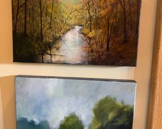 Signed Original Oil Landscape Paintings