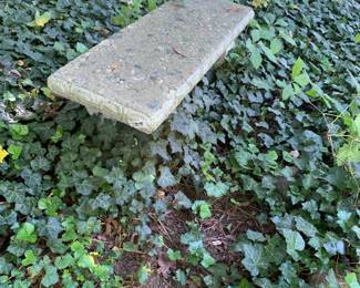 Cement Garden Bench