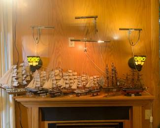 wooden model ships