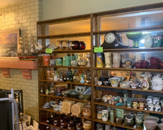 Custom Built Oak Display Shelf / Bookshelves