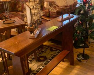 Antique console table