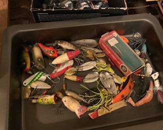 Fishing Lures and Tackle and Reels