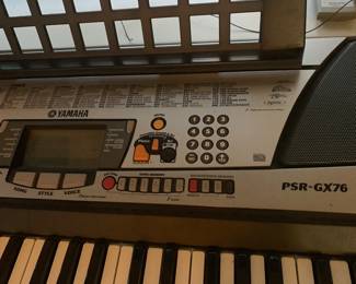Yamaha Portable Keyboard with stand and bench PSR-GX76