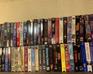 HUGE VHS TAPE MOVIE COLLECTION