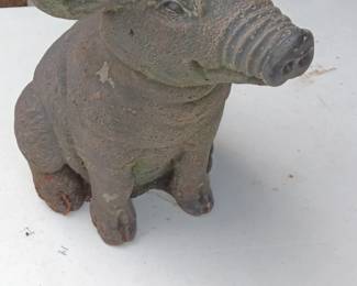 Concrete pig