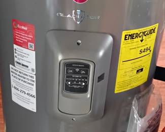 Virtually new 40 gallon electric water heater