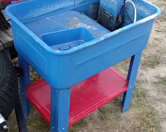 Electric parts washer
