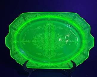 UV Reactive Platter Gothic Dark Academia Decor AH Princess Pattern