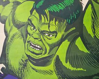1966 42" The Incredible HULK Giant Poster Marvel Comics Group Personality Posters