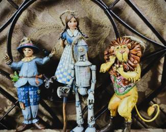 Wizard of Oz Ornaments Tin Man Scarecrow Lion Toto Dorothy Jim Shore