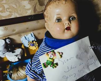Creepy Doll Who Cut Jennys Hair Human Teeth Mold Gothic Décor
