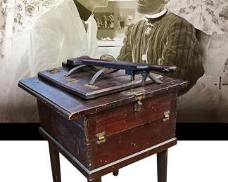 ANSCO Antique Glass Negative Contact Print Develop Light Box Dark Academia|DIY Display Case