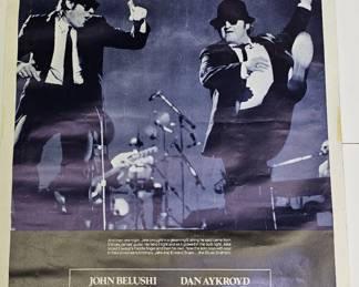 1980 36" Blues Brothers Movie Poster Rare Mitch Glazer E-String Origin Story