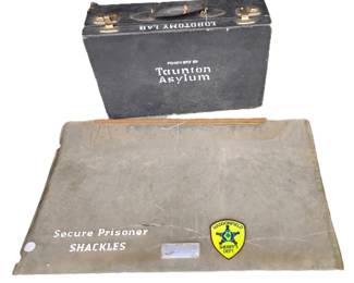 Halloween Haddonfield Sheriff | Asylum Lobotomy Case Haunted House Props